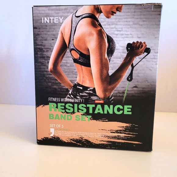 INTEY Resistance Band Set - Picture 1 of 6